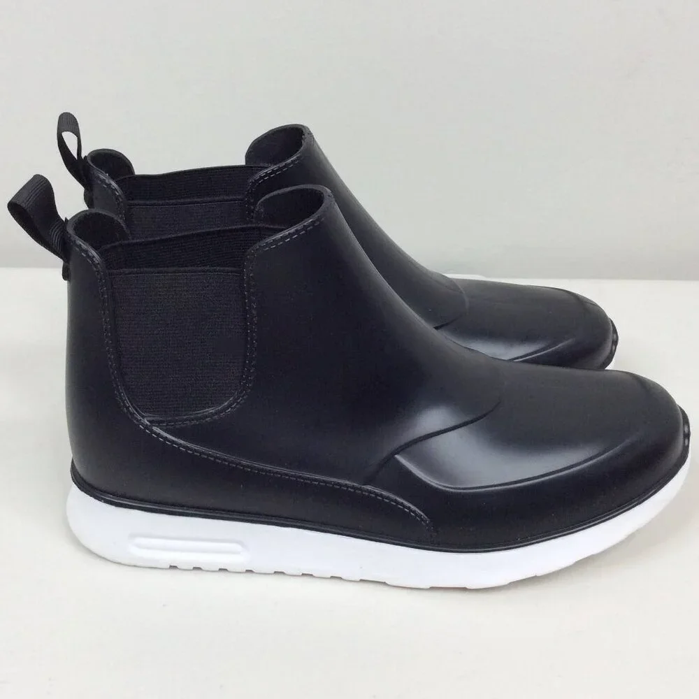 Size 8 Women's‎ Capelli New York Waterproof Rubber Rain Ankle Boots